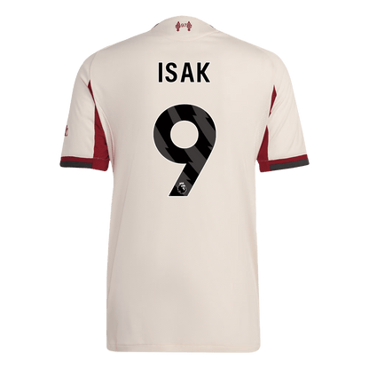 ISAK ##9 Liverpool Játékos Idegenbeli Mez 2025/26 Fehér