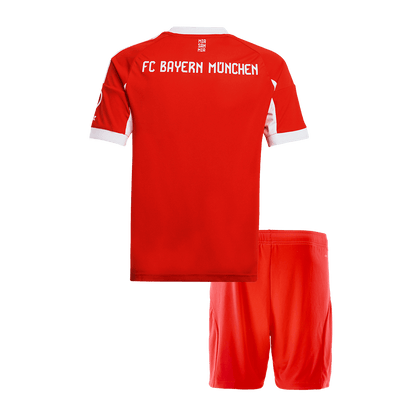 Gyerekek   Bayern Munich Otthon Soccer Mez Készlet(Mez+Rövidnadrág) 2025/26 Piros