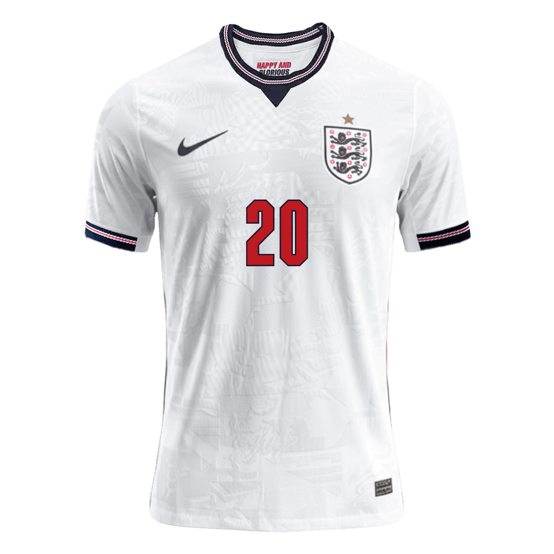 PALMER #20 England Játékos Verzió Hazai Világbajnoki Mez 2026 Fehér