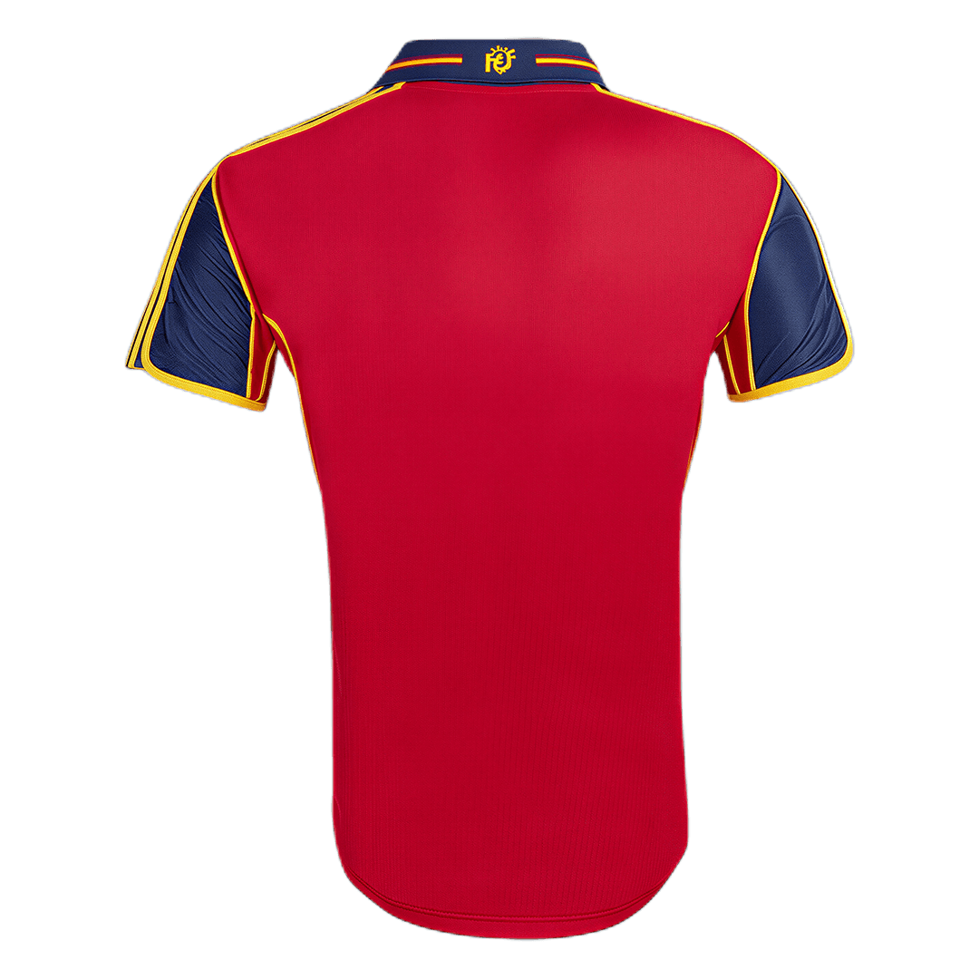 Spain Hazai Retro Futball Mez 2000 Piros