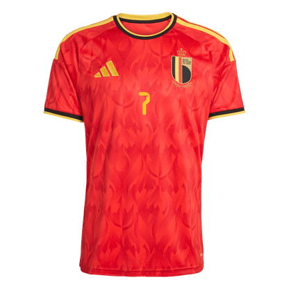 DE BRUYNE #7 Belgium Otthon Mez 2026 Piros