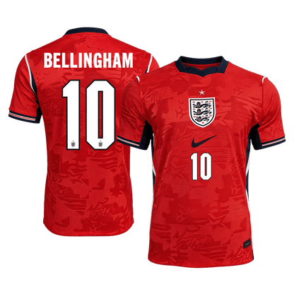 BELLINGHAM #10 England Idegenbeli Világbajnoki Mez 2026 Piros