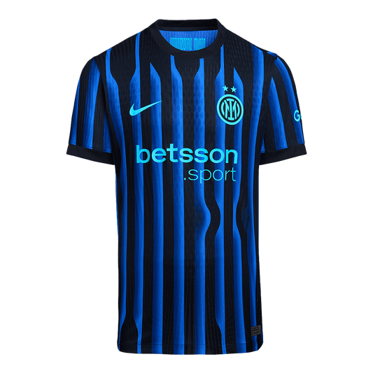 Hiteles Inter Milan Otthon Soccer Mez 2025/26 Kék&Fekete
