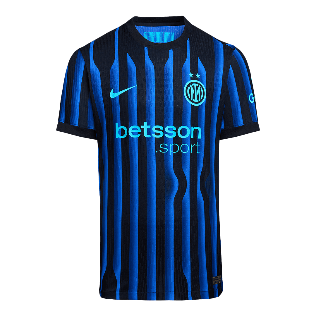 LAUTARO #10 Hiteles Inter Milan Otthon Soccer Mez 2025/26 Kék&Fekete