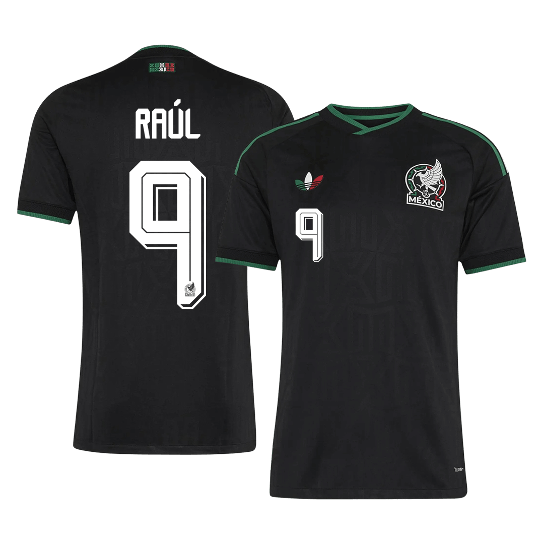 RAÚL #9 Mexico Játékos Verzió Harmadik Mez Világbajnoki 2026 Fekete