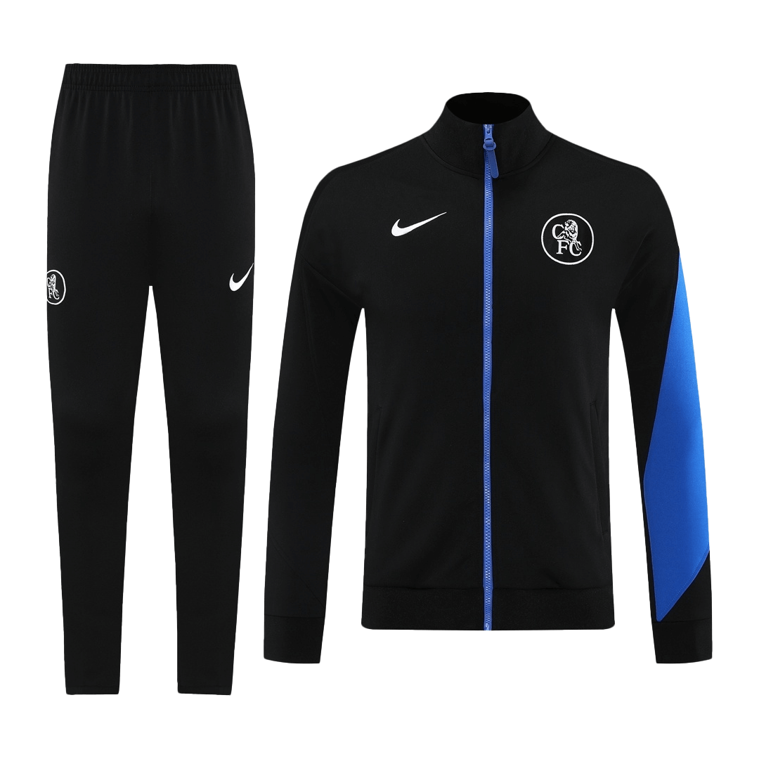 Chelsea Kabát Szett (Dzseki + Nadrág) Edzés Dzseki 2025/26 Fekete