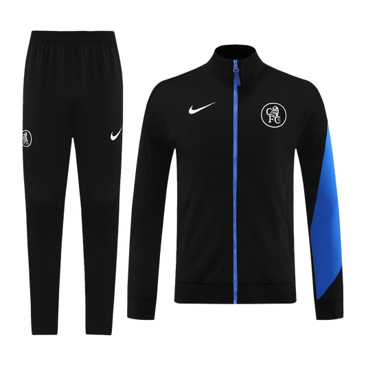 Chelsea Kabát Szett (Dzseki + Nadrág) Edzés Dzseki 2025/26 Fekete