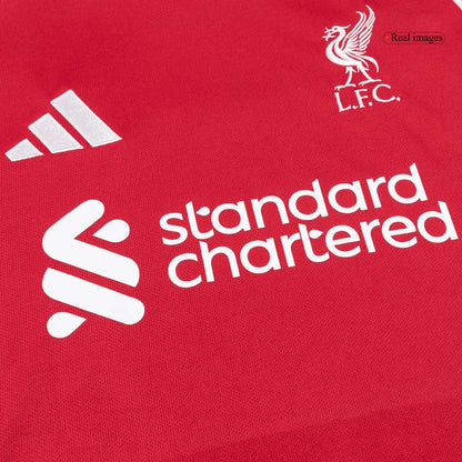 Liverpool Hazai Hosszú Ujjú Mez 2025/26 Piros