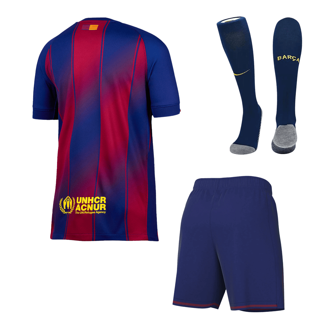 Barcelona Otthon Mez Szett (Mez + Nadrág + Zokni) 2025/26- Piros&Kék