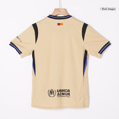 LAMINE YAMAL #10 Barcelona Idegenbeli Soccer Mez 2025/26 Sárga - UCL
