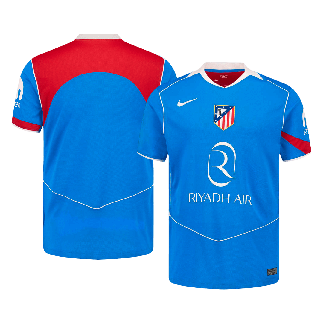 Atletico Madrid Harmadik Mez Szett (Mez+Nadrág) 2025/26 Kék