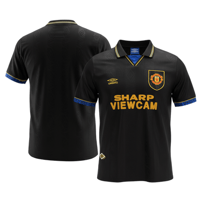 Manchester United Idegenbeli Retro Futball Mez 1993/94 Fekete