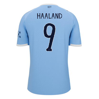 HAALAND #9 Manchester City Otthoni Futball Mez 2025/26 Kék