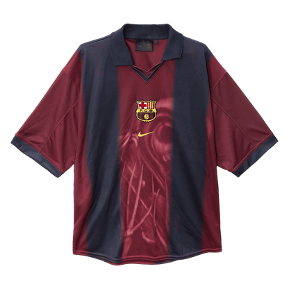 Barcelona Otthon Retro Futball Mez 2000/01 Piros&Kék
