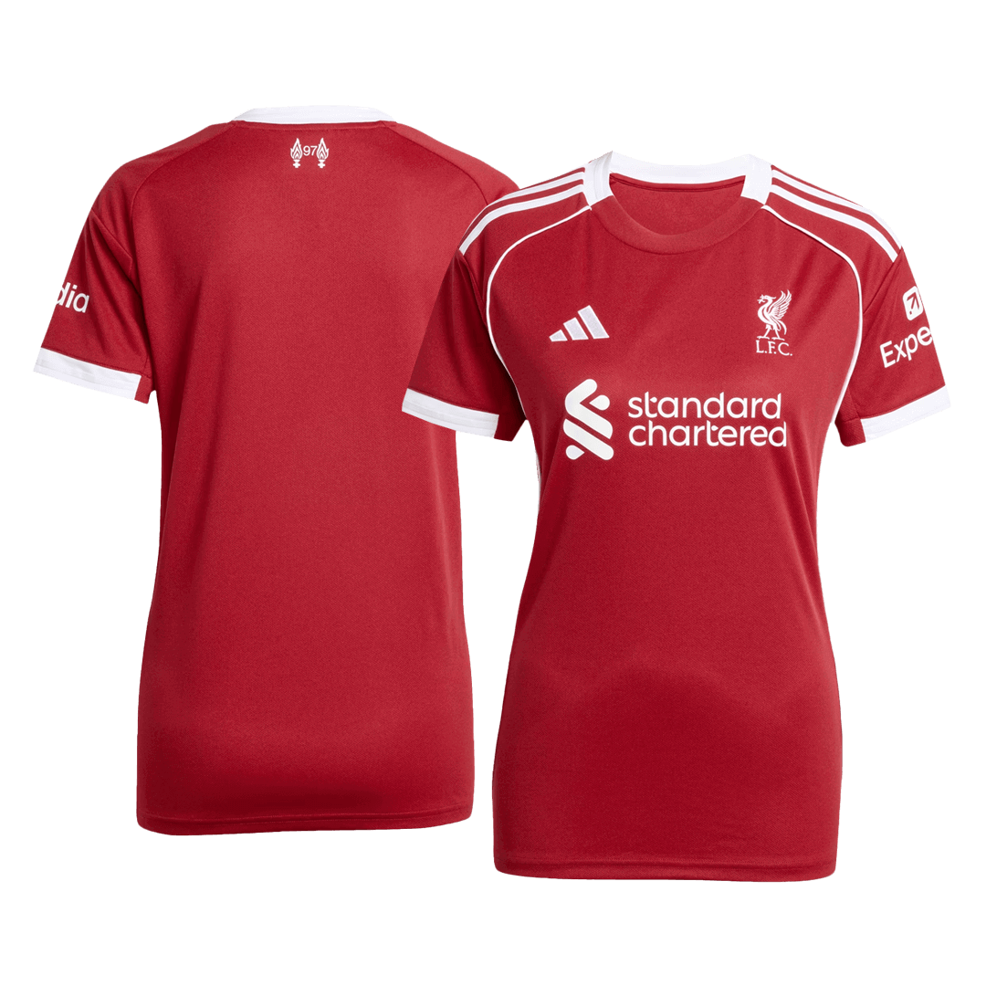 Női Liverpool Mez 2025/26 Piros