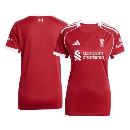 Női Liverpool Mez 2025/26 Piros
