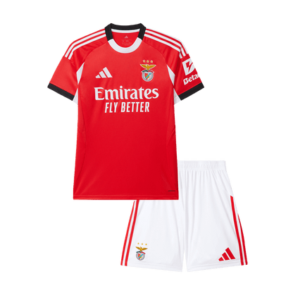 Gyerek Benfica Hazai Futballmez Készlet 25/26 Piros