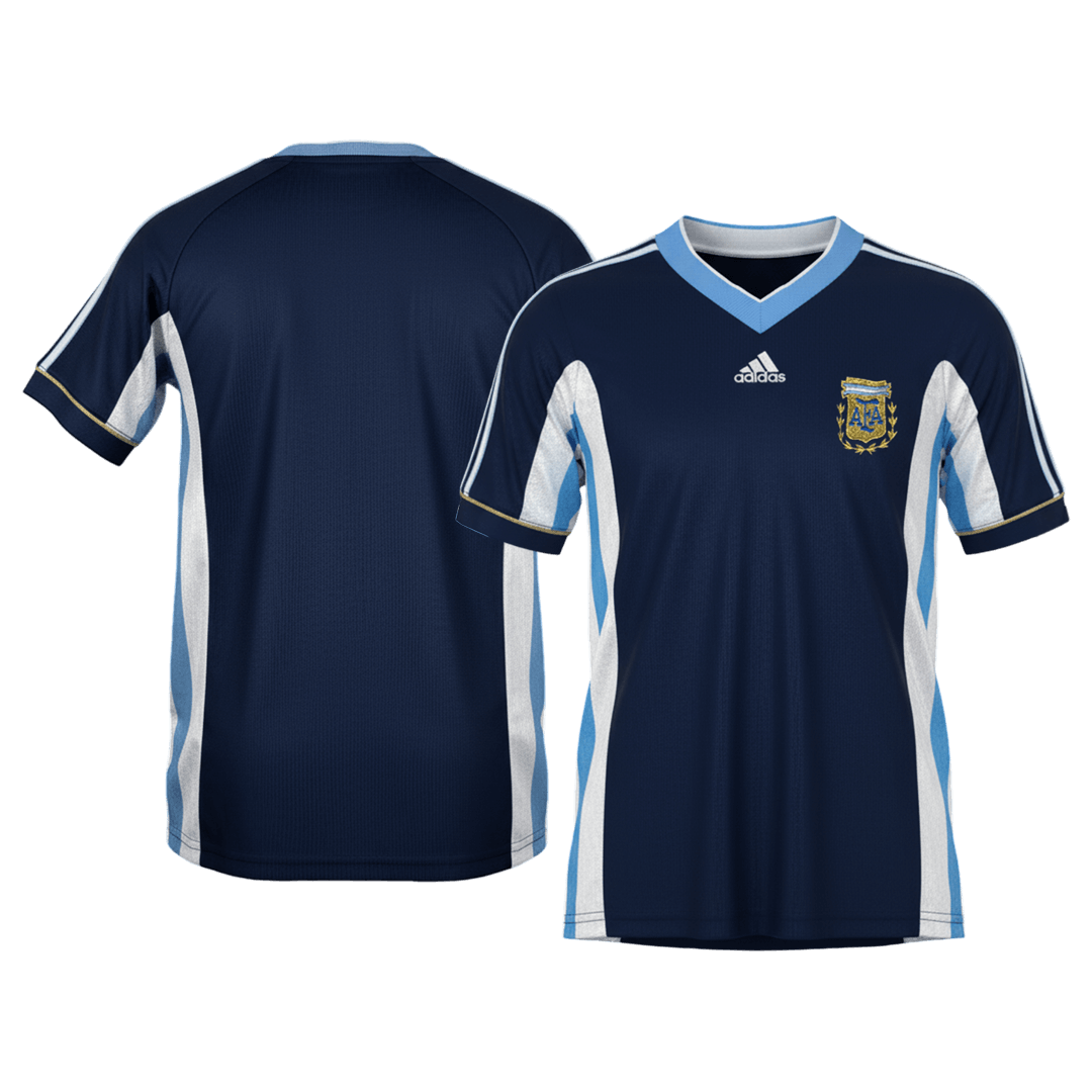 Argentina Idegenbeli Retro Futball Mez 1998