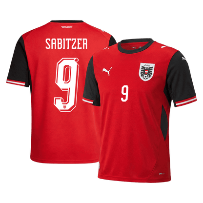 SABITZER #9 Austria Hazai Mez Világbajnoki 2026 Piros