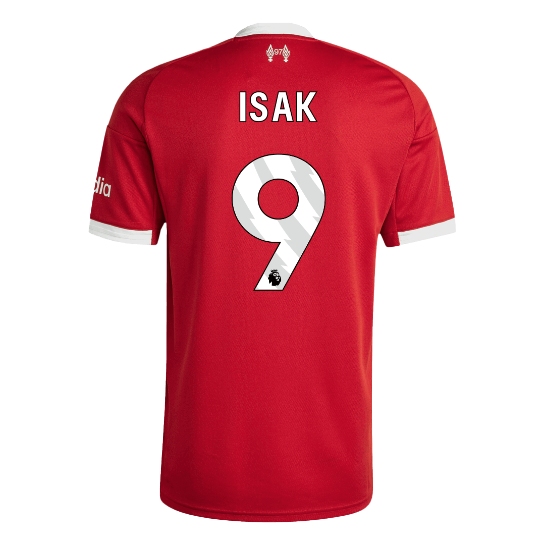 ISAK #9 Liverpool Otthon Futball Mez 2025/26 Piros