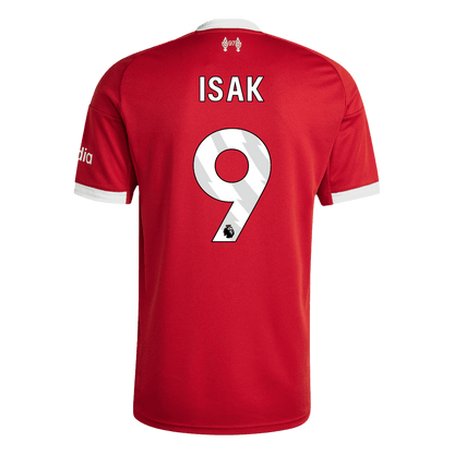 ISAK #9 Liverpool Otthon Futball Mez 2025/26 Piros