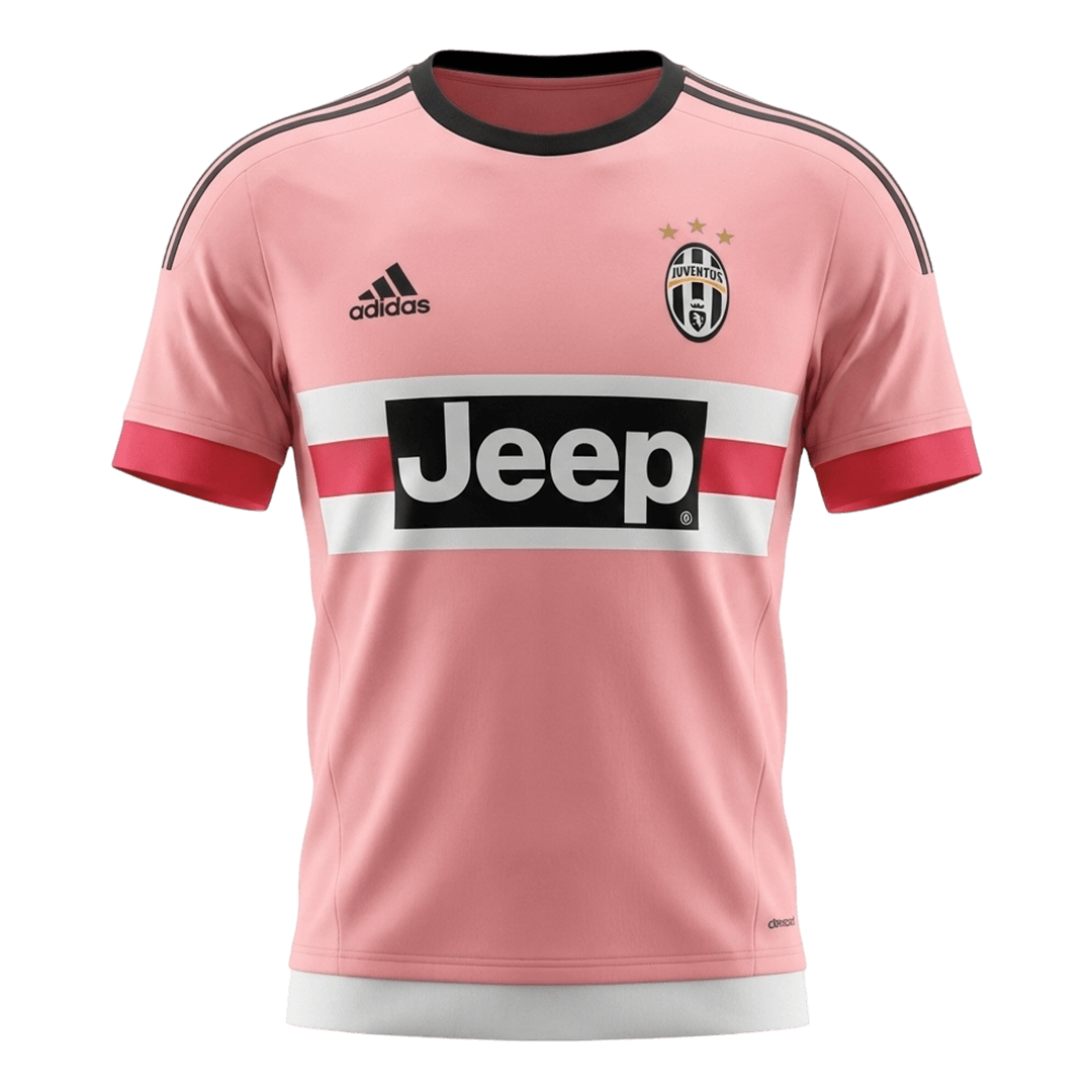 Juventus Idegenbeli Retro Futball Mez 2015/16 Rózsaszín 2025/26