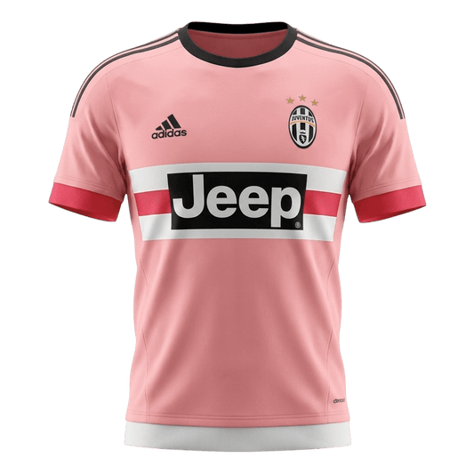 Juventus Idegenbeli Retro Futball Mez 2015/16 Rózsaszín 2025/26