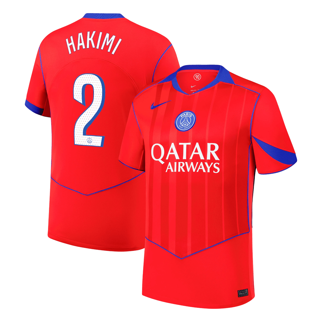 HAKIMI #2 PSG Harmadik Mez 2025/26 Piros