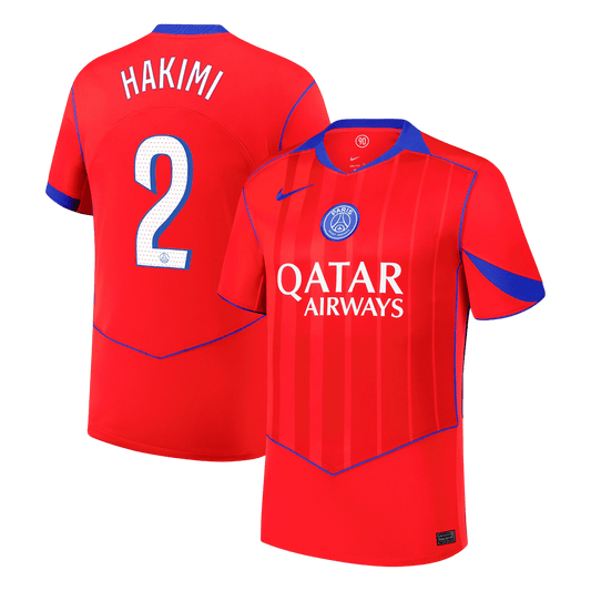 HAKIMI #2 PSG Harmadik Mez 2025/26 Piros