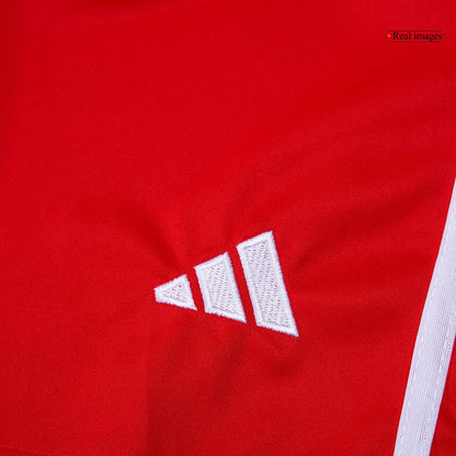 Gyerekek   Bayern Munich Otthon Soccer Mez Készlet(Mez+Rövidnadrág) 2025/26 Piros