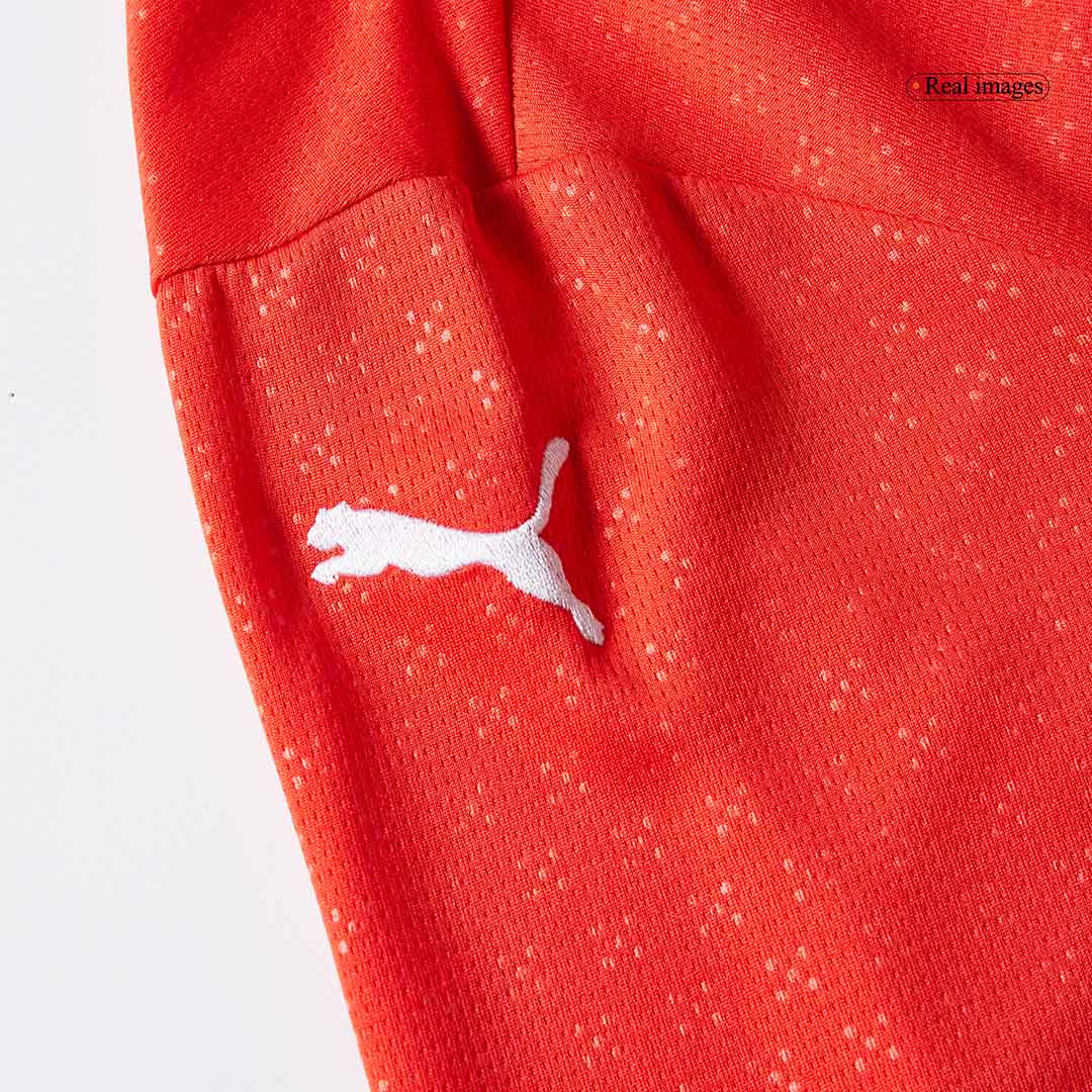 Portugal Otthon Hosszú Ujjú Mez 2025-Piros