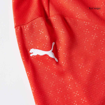 Portugal Otthon Hosszú Ujjú Mez 2025-Piros