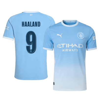 HAALAND #9 Manchester City Játékos Verzió Hazai Mez 2026/27 Kék - UCL