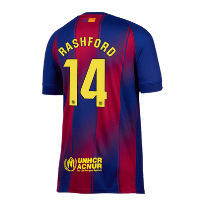 RASHFORD #14 Barcelona Otthon Soccer Mez 2025/26 Piros&Kék