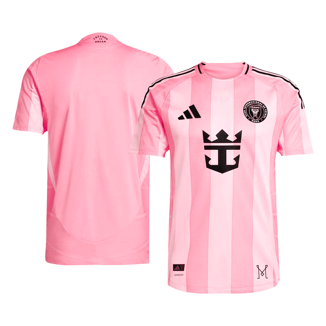Hiteles Inter Miami CF Otthoni Soccer Mez 2025 Rózsaszín