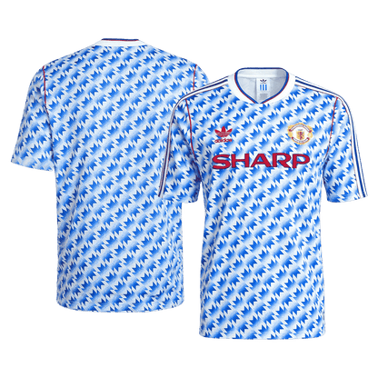 Manchester United Idegenbeli Retro Futball Mez 1990/92 Kék
