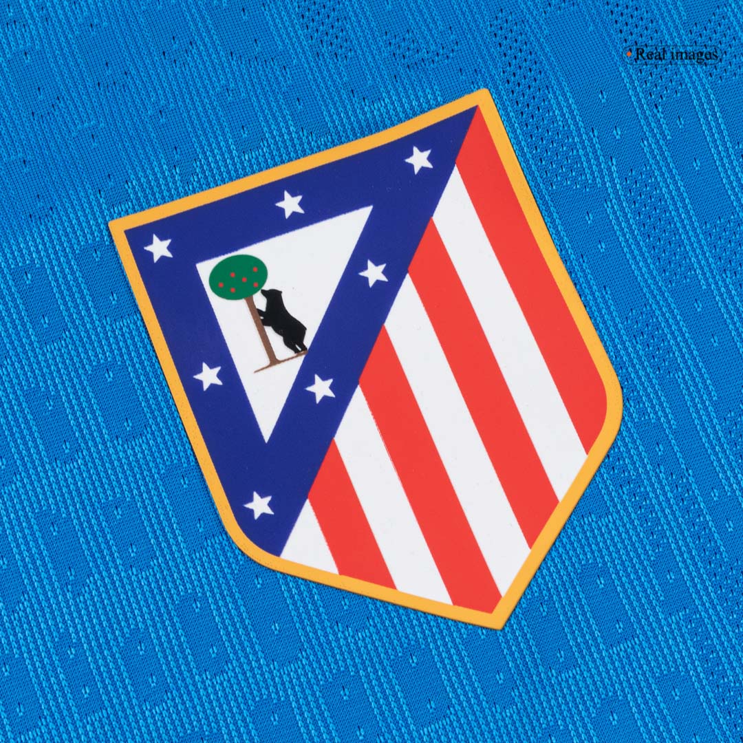 SØRLOTH #9 Atletico Madrid Játékos Verzió Harmadik Mez 2025/26 Kék