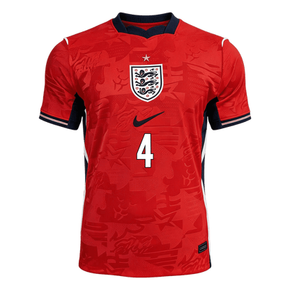RICE #4 England Idegenbeli Világbajnoki Mez 2026 Piros