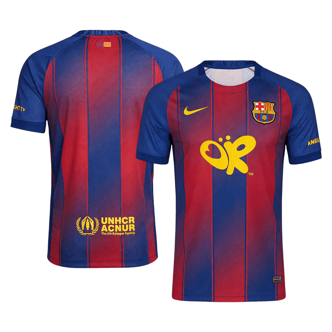 Barcelona Hazai Mez 2025/26 Piros&Kék