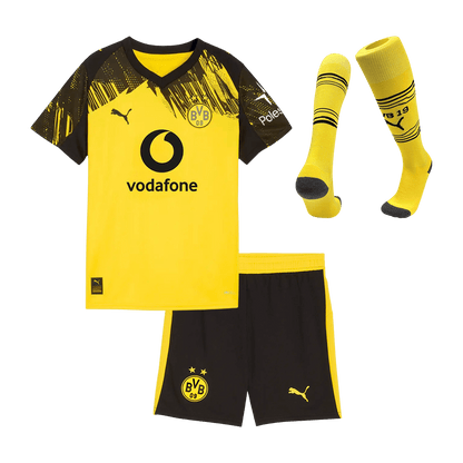 Borussia Dortmund Gyerek Hazai Mez Készlet(Mez+Nadrág+Zokni) 2025/26 Sárga