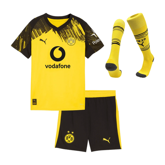 Borussia Dortmund Gyerek Hazai Mez Készlet(Mez+Nadrág+Zokni) 2025/26 Sárga