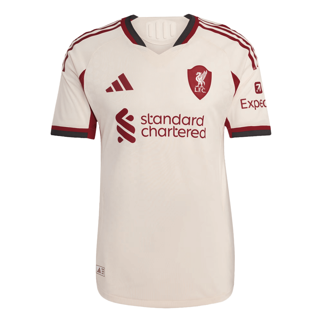 ISAK ##9 Liverpool Játékos Idegenbeli Mez 2025/26 Fehér