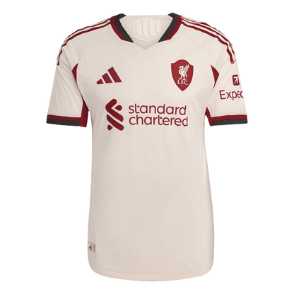 ISAK ##9 Liverpool Játékos Idegenbeli Mez 2025/26 Fehér