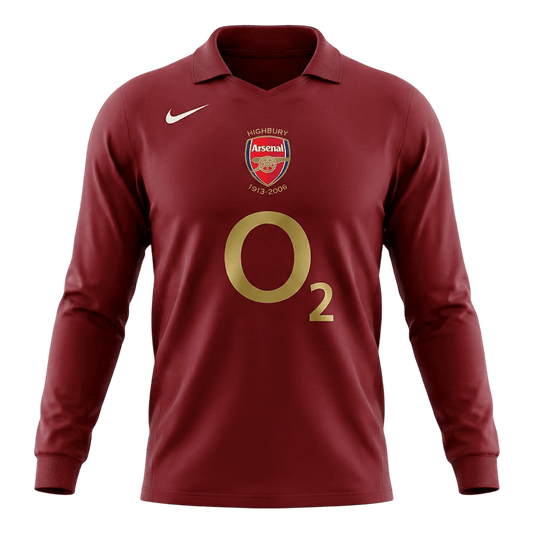 Arsenal Hazai Retro Mez 2005/06 Piros 2025/26