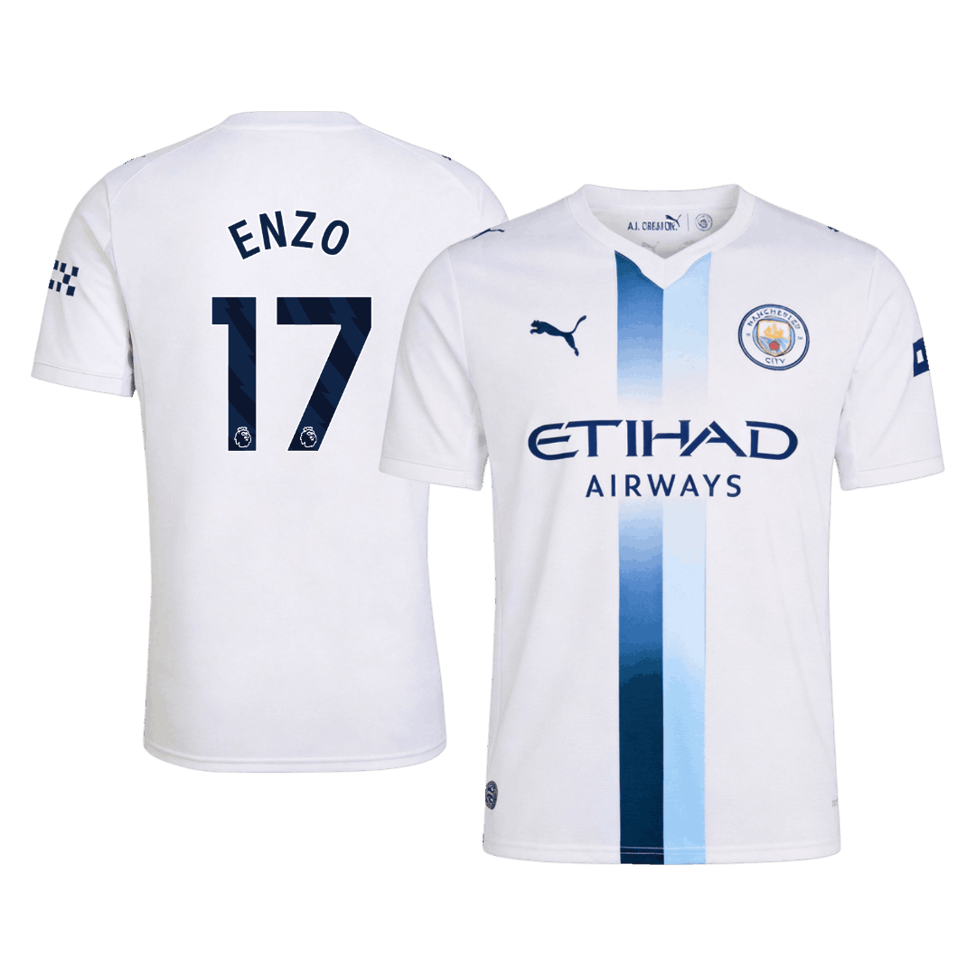 ENZO #17 Manchester City Harmadik Mez 2026/27 Fehér