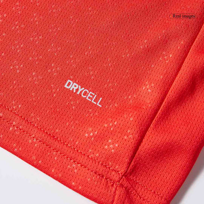 RONALDO #7 Portugal Otthon Hosszú Ujjú Mez 2025-Piros