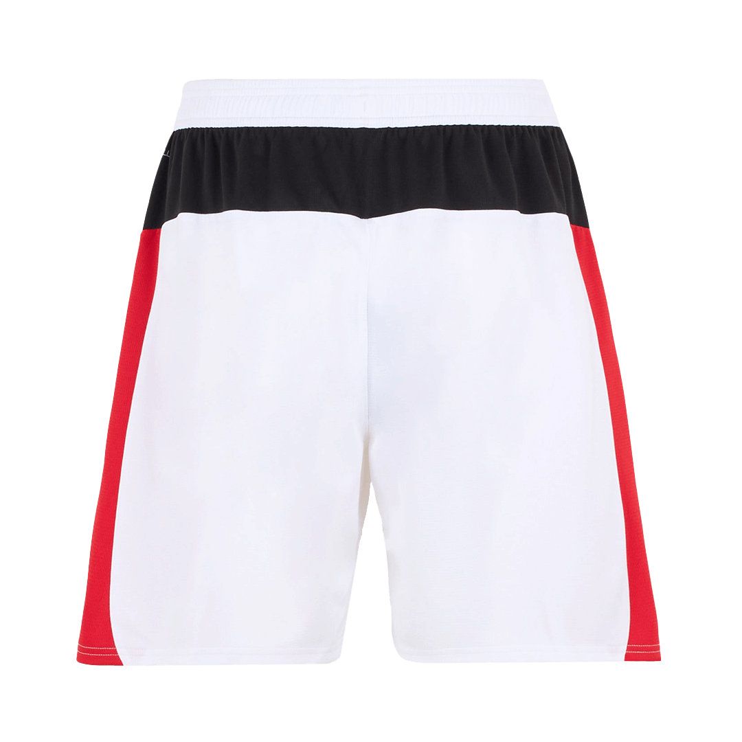 AC Milan Idegenbeli Soccer Rövidnadrág 25/26 Fehér