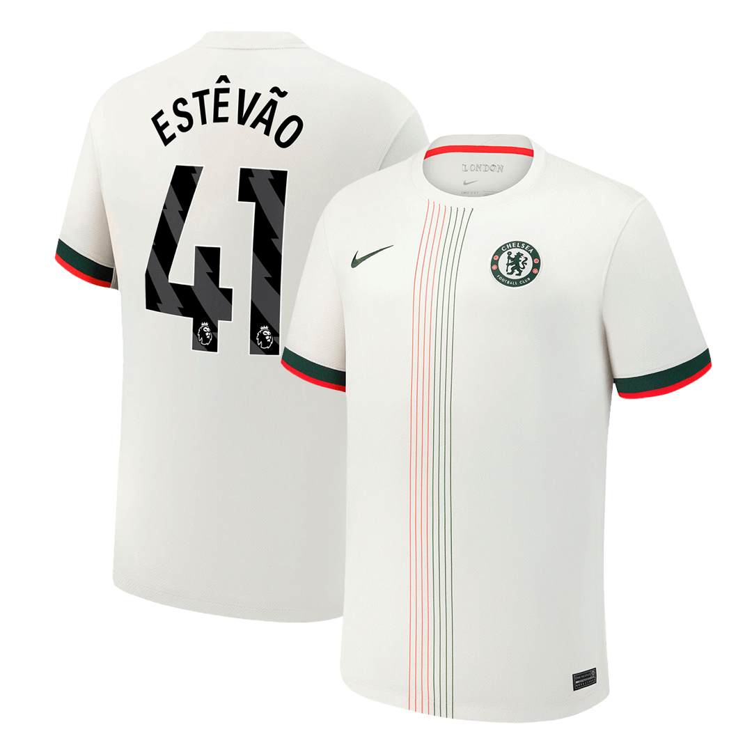 ESTÊVÃO #41 Chelsea Idegenbeli Mez 2025/26 Fehér