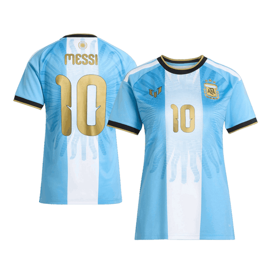 Női MESSI #10 Argentina Futball Mez 2026