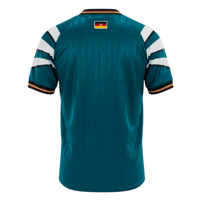 Germany Idegenbeli Retro Futball Mez 1996/97 Zöld